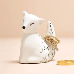 CERAMIC FOX RING HOLDER. SOLD OUT