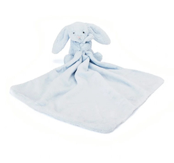 JELLYCAT BASHFUL BUNNY BLUE SOOTHER