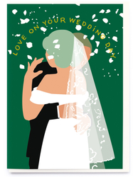 LOVE ON YOUR WEDDING DAY CARD