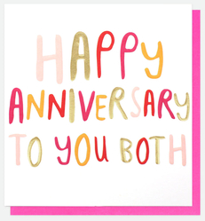 HAPPY ANNIVERSARY TO YOU BOTH PINK