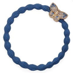 BANGLE BANDS DOVE BLUE WITH BLING BUTTERFLY