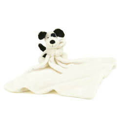 JELLYCAT BLACK AND WHITE PUPPY SOOTHER