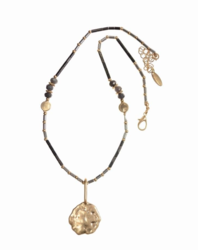 COIN CHARM NECKLACE GOLD