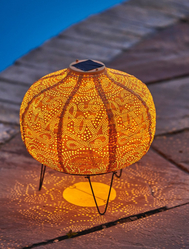 SOLAR LANTERN PUMPKIN YELLOW - COMING SOON AVAILABLE TO PRE ORDER