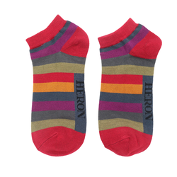 BAMBOO TRAINER SOCK THICK STRIPE