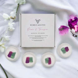 PEAR AND FREESIA SHOWER STEAMERS - BOX OF 4