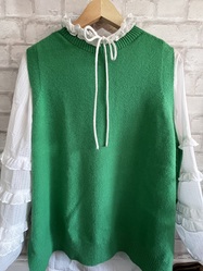 CAMILLE TANK TOP - GREEN - SOLD OUT